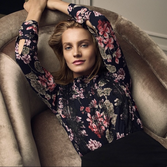 Ann Taylor Tops - Ann Taylor Winter Garden Blouse